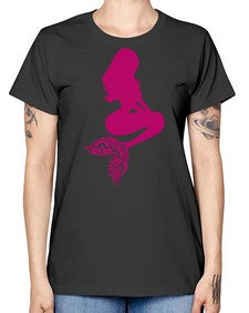 MermaidMandalaUpdated 933# - mandala -  Missy T-Shirt