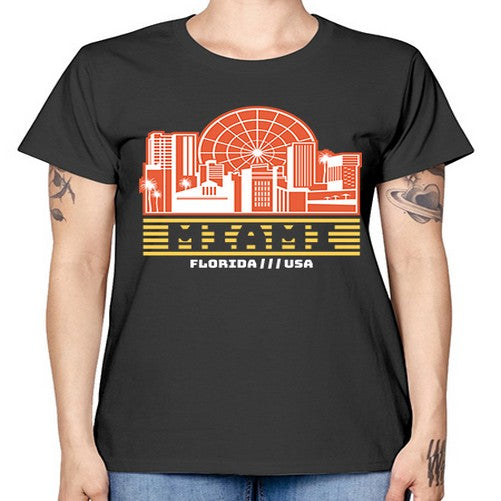 Miami 1284# - cities -  Missy T-Shirt