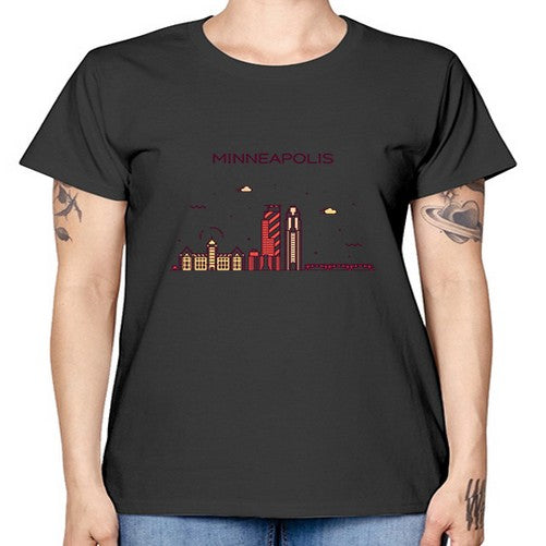 Minneapolis 1307# - cities -  Missy T-Shirt