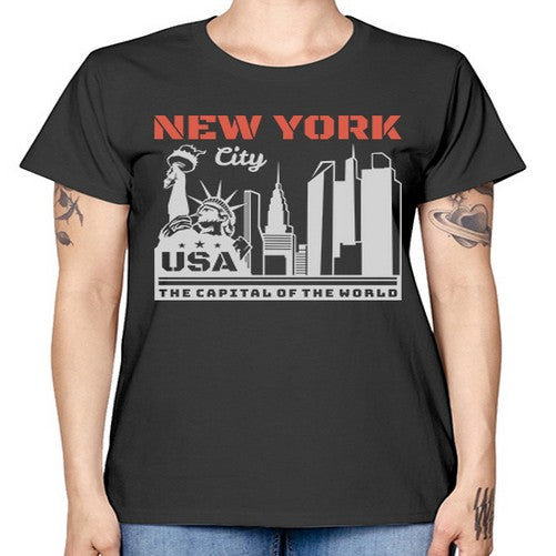 New York 1466# - cities -  Missy T-Shirt