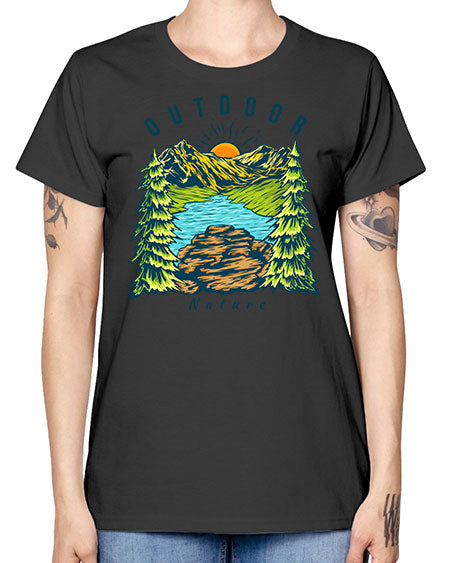 Outdoor Nature 17# - nature -  Missy T-Shirt