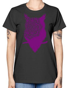 OwlMandalaUpdated 976# - mandala -  Missy T-Shirt