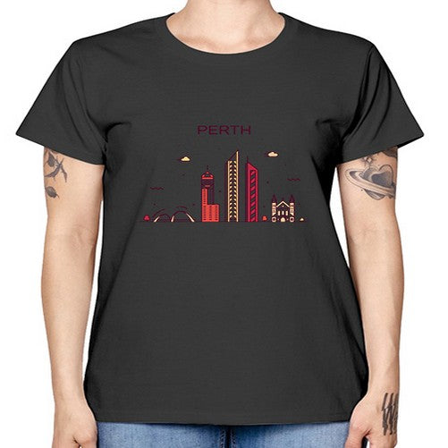 Perth 1598# - cities -  Missy T-Shirt