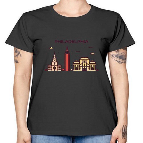 Philadelphia 1605# - cities -  Missy T-Shirt