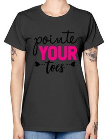 Pointe your toes 176# - ballet -  Missy T-Shirt
