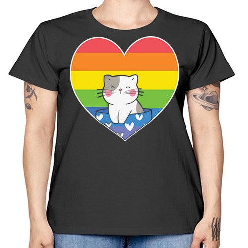 Pride Cat LGBT Kawaii Cats Anime 276# - anime -  Missy T-Shirt