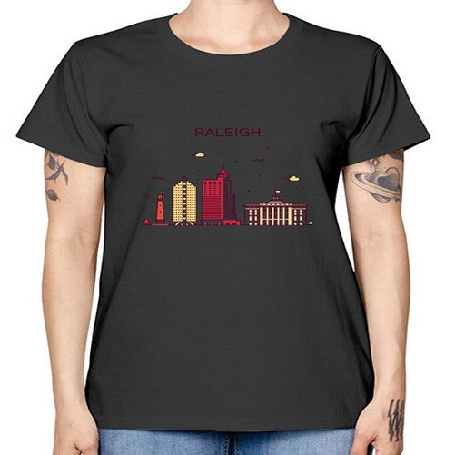 Raleigh 1710# - cities -  Missy T-Shirt
