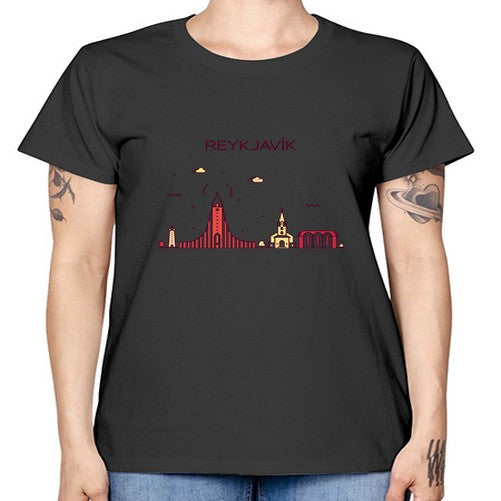 Reykjavik 1719# - cities -  Missy T-Shirt