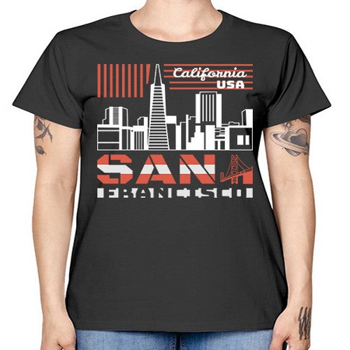 San Francisco 1777# - cities -  Missy T-Shirt