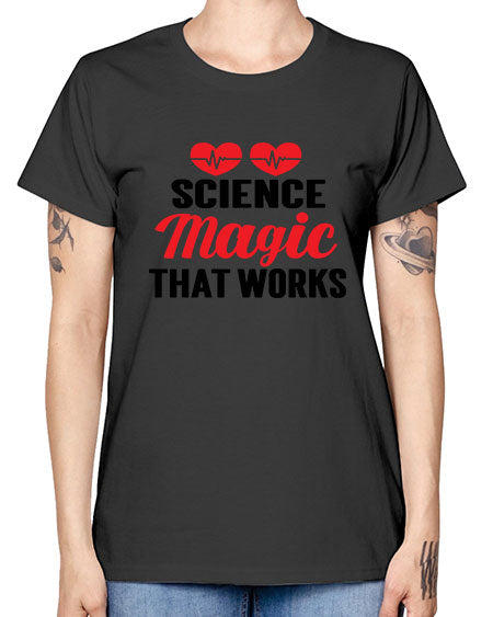 Science Magic that works 75# - general science -  Missy T-Shirt