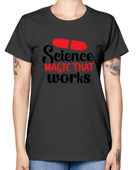 Science Magic that works 76# - general science -  Missy T-Shirt