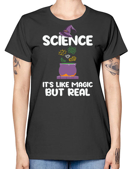 ScienceItsLikeMagicButScientistSkinite Scientist Skinite 48# - general science -  Missy T-Shirt
