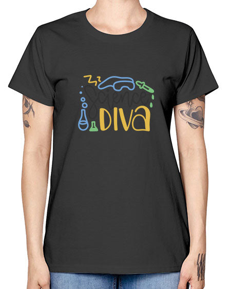 Sciencediva 43# - general science -  Missy T-Shirt
