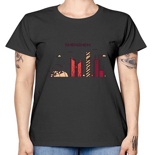Shenzhen 1834# - cities -  Missy T-Shirt