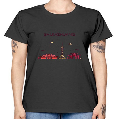 Shijiazhuang 1837# - cities -  Missy T-Shirt
