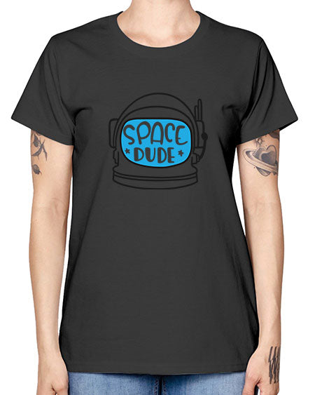 Spacedude 12# - space -  Missy T-Shirt