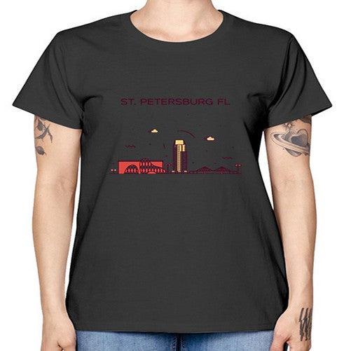 StPetersburgFL 1889# - cities -  Missy T-Shirt