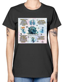 Straight Aquarius 468# - aquarius -  Missy T-Shirt