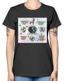 Straight Capricorn 471# - capricorn -  Missy T-Shirt