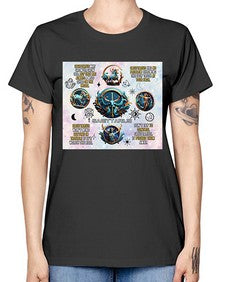 Straight Saggitarius 476# - sagittarius -  Missy T-Shirt