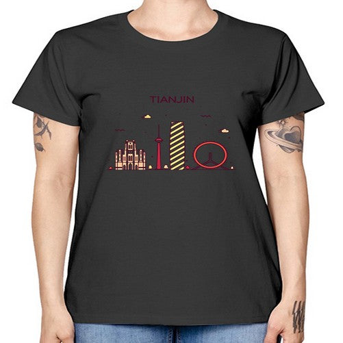 Tianjin 1993# - cities -  Missy T-Shirt