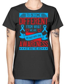 To become different from what we are we must have some awareness of what we are Style 11# - Self awareness -  Missy T-Shirt