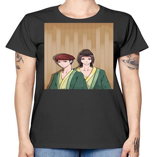 Two man in a hot spring 18# - anime -  Missy T-Shirt