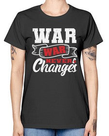 Warwar never changes 54# - video games -  Missy T-Shirt