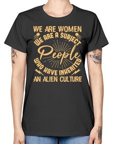 We are women we are people 42# - ufo -  Missy T-Shirt
