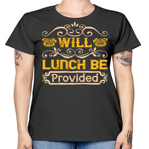 Will Lunch Be Provided Style 7# - dogs -  Missy T-Shirt