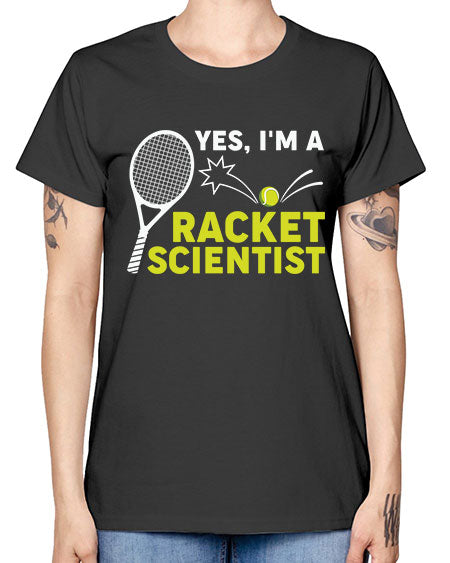 YesImARacketScientistScientistSkinite Scientist Skinite 1# - general science -  Missy T-Shirt