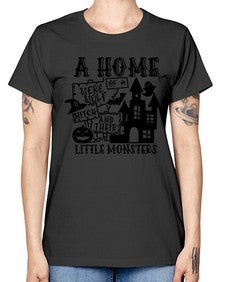 a home of a were wolf witch and their little monsters 53# - witch -  Missy T-Shirt