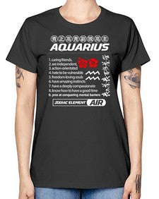 aquarius 85# - aquarius -  Missy T-Shirt