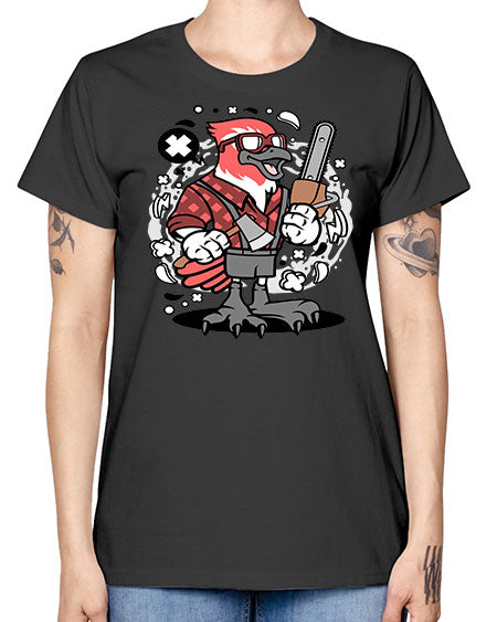 bird lumberjack 17# - birds -  Missy T-Shirt