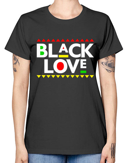 black love 228# - black words and phrases -  Missy T-Shirt