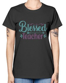 blessed teacher 631# - teacher -  Missy T-Shirt