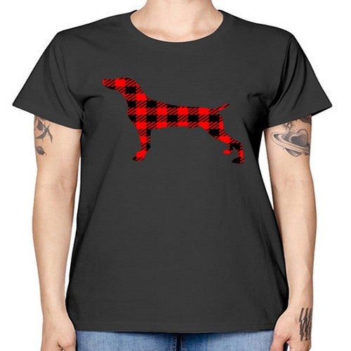 buffalo plaid beagle 63# - dogs -  Missy T-Shirt