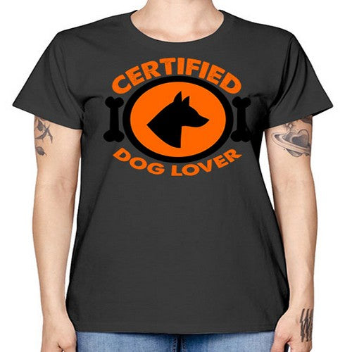 certified dog lover - dogs -  Missy T-Shirt
