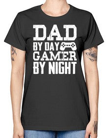 dad by day gamer by night 68# - video games -  Missy T-Shirt