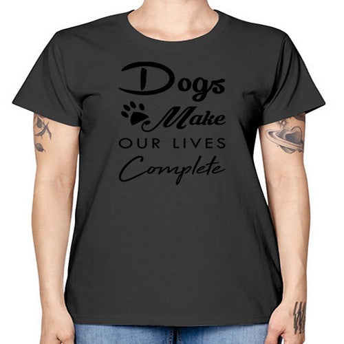 dogs make our lives 133# - dogs -  Missy T-Shirt
