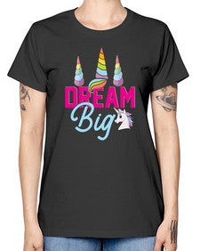 dream big 103# - unicorn -  Missy T-Shirt
