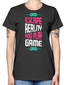 escape reality and play 80# - video games -  Missy T-Shirt