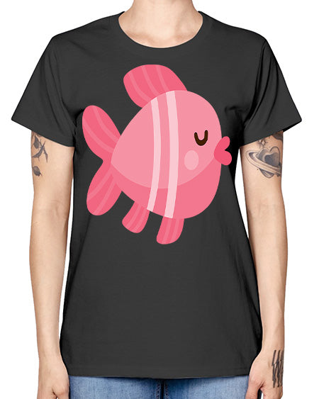 fish 53# - shark-fish -  Missy T-Shirt