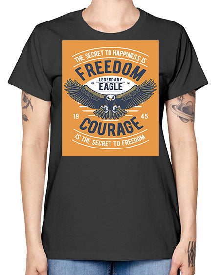 freedom eagle 35# - birds -  Missy T-Shirt