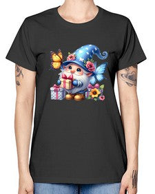 gnome with butterfly 03# - gnome -  Missy T-Shirt