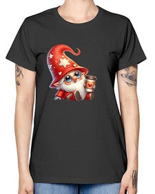 gnome with butterfly 04# - gnome -  Missy T-Shirt