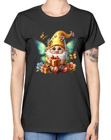 gnome with butterfly 07# - gnome -  Missy T-Shirt