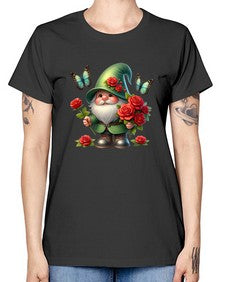 gnome with butterfly 11# - gnome -  Missy T-Shirt