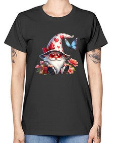 gnome with butterfly 13# - gnome -  Missy T-Shirt