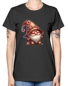 gnome with butterfly 15# - gnome -  Missy T-Shirt